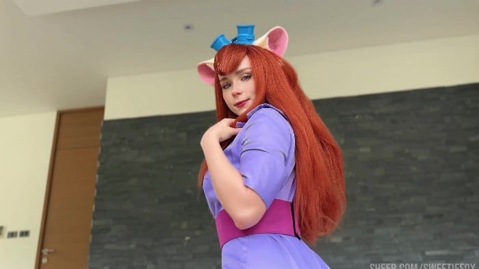 [Manyvids] Sweetie Fox - Gadget From Chip 'n Dale Deepthroat, Hard Sex & Creampie (2024-09-07)[1080p] 3