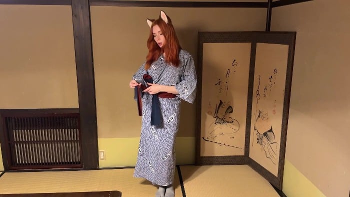 547 Passionate Fucking With Busty Gorgeous Kitsune In Onsen 4kpressed 3