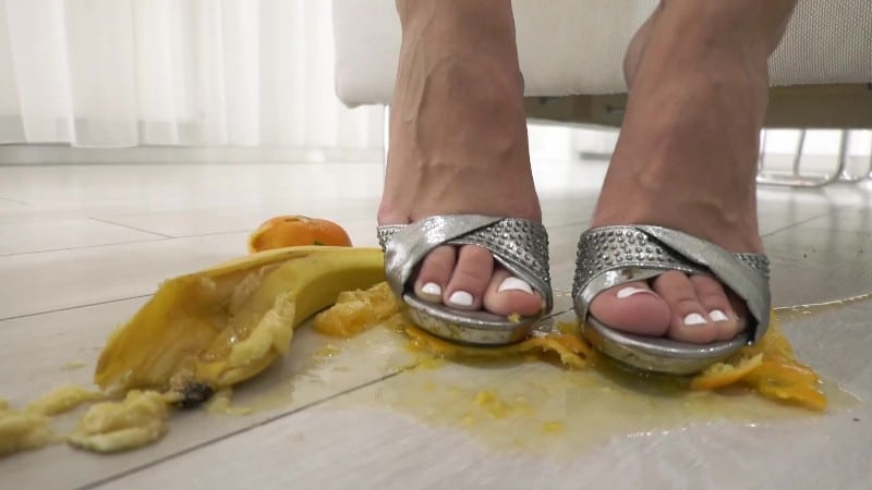 Abbie Cat Fetish - Crushing Your Dick And Balls - Food Object Crush Lets Play a Game 4