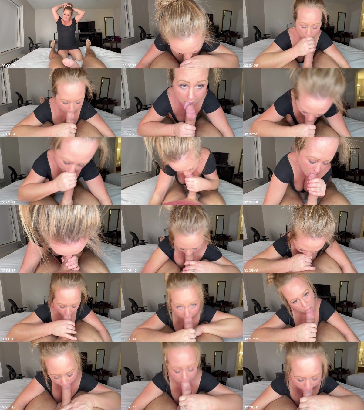 Alley Cat s Porn Debut In Hotel Blowjob 6