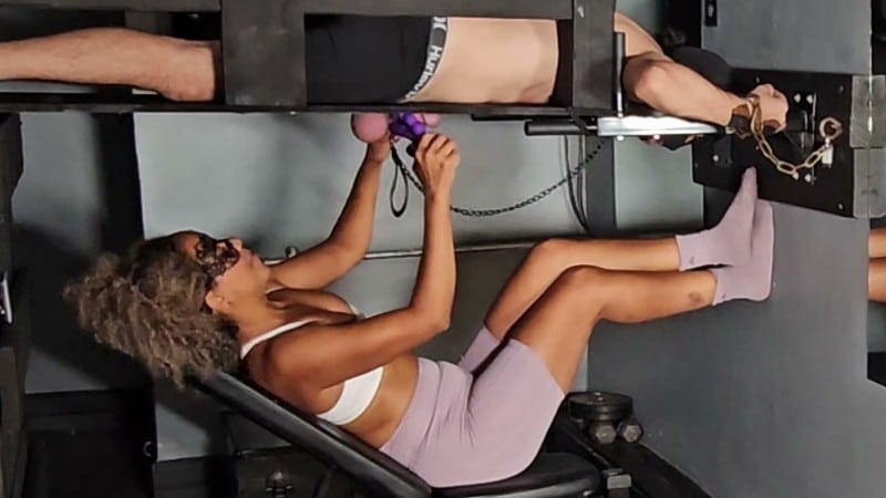 Ballbusting Bianca - Dominabianca - 100 Hits Of Pleasure Episode 3 Point 1 Post Workout Tease Denial 3