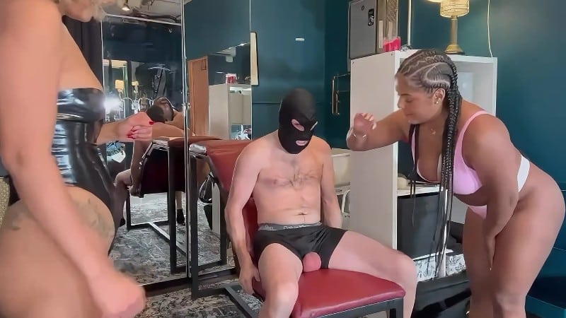 Ballbusting Bianca - Dominabianca - Double Domme Ballbusting Fun Domina Bianca And Mistress Stephanie Bust Betas Balls 5