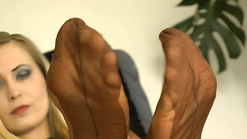 Ballerinas Flip Flops and more - Lady Janet - Adore My Nylon Covered Feet 3