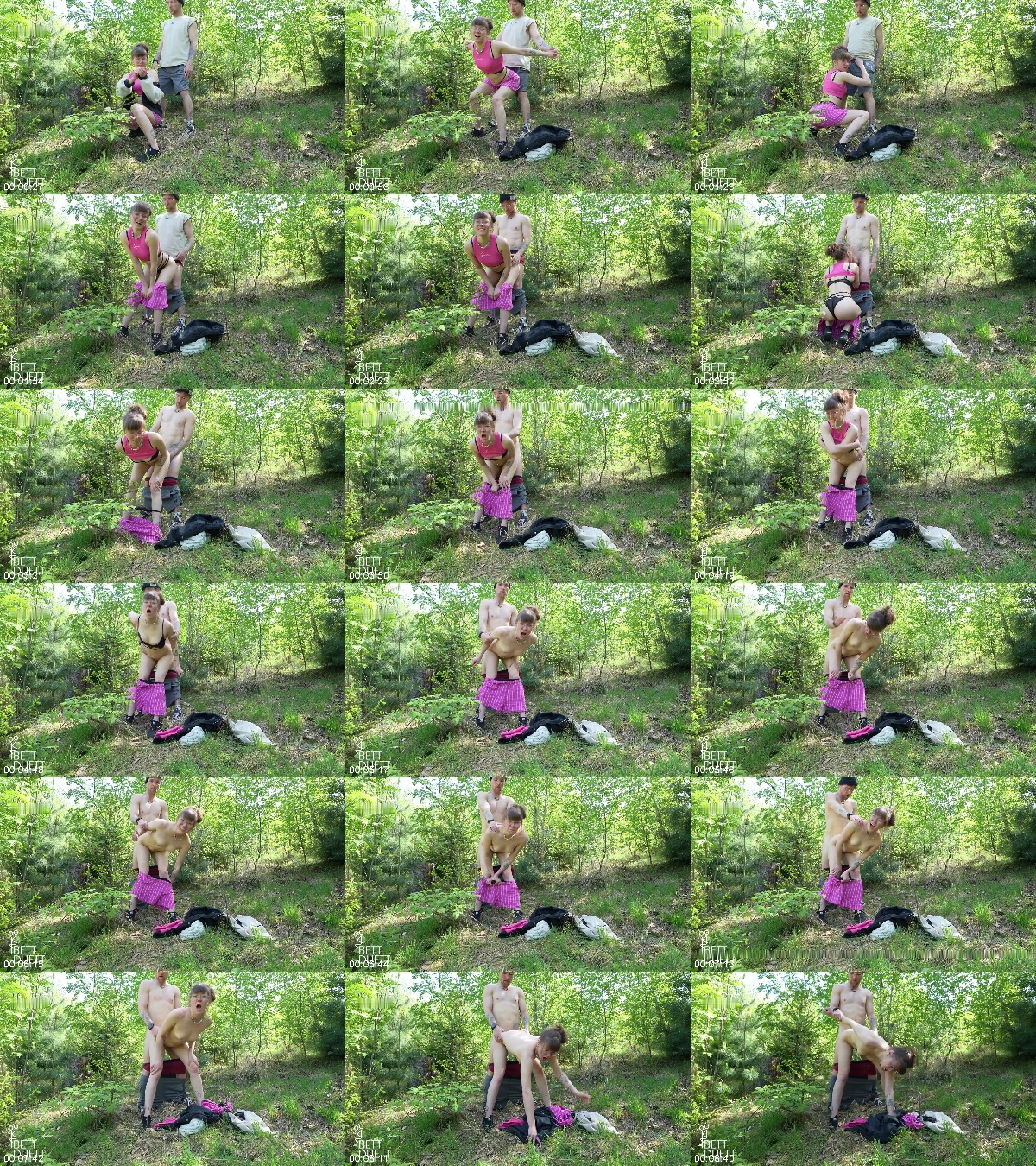 BettDuett - Beim Outdoor Doggy Fick auf Freundin gespritzt 6