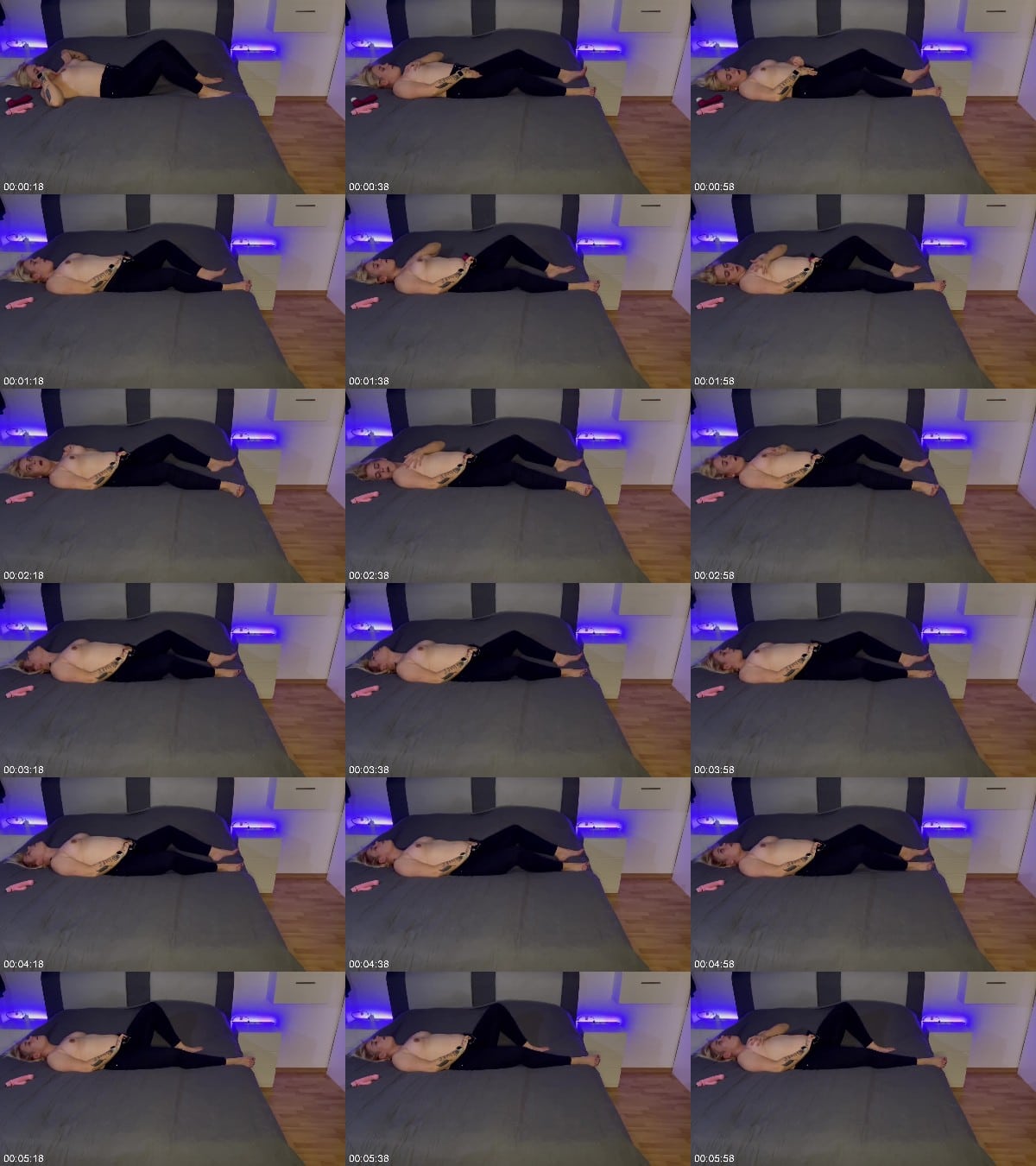 Bonieclydeerotik - Bonie liegt halbt nackt da und besorgt es sich zum Orgasmen 6