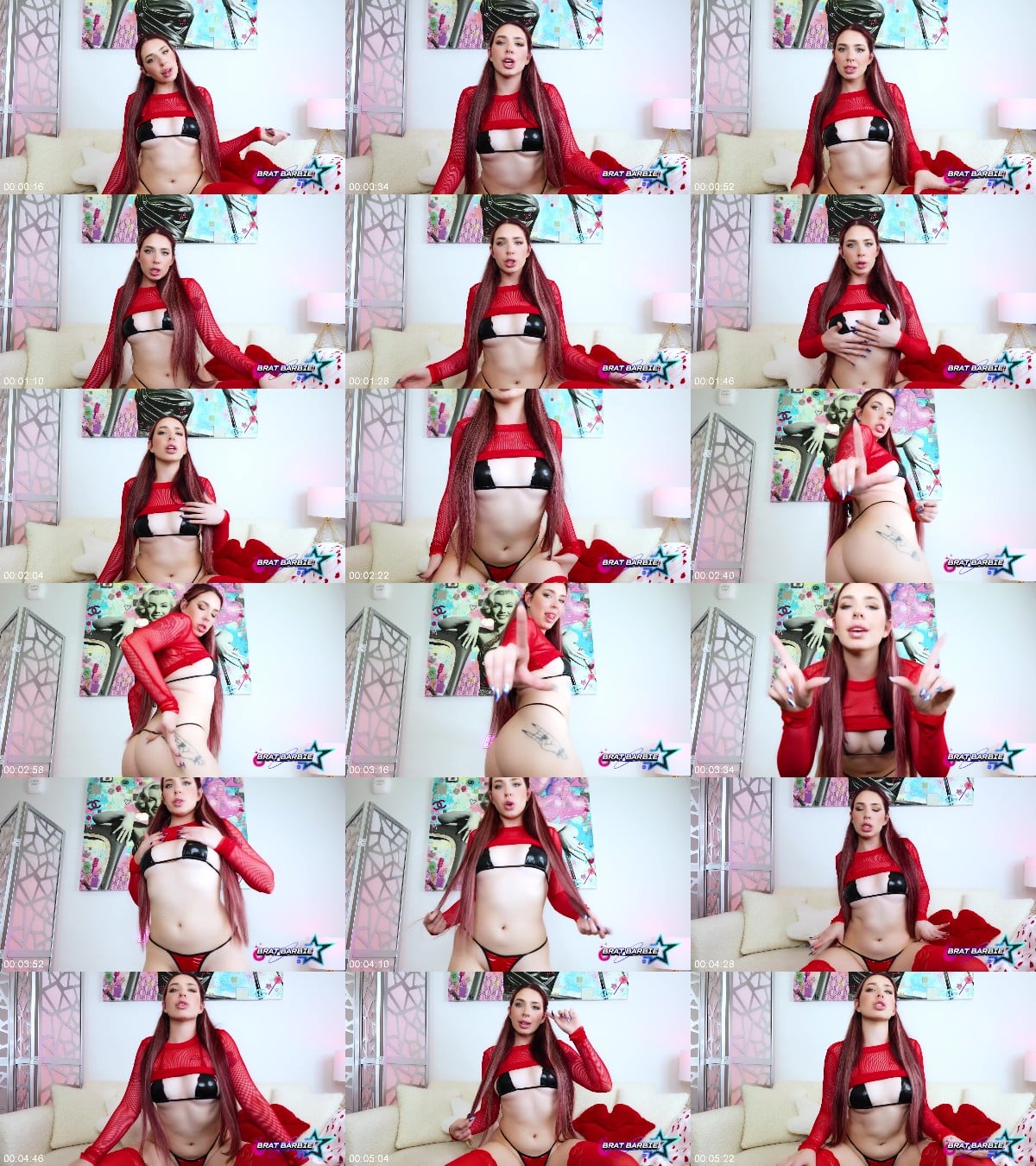 Brat Barbie aka send2samantha - Loser Stroke Routine 6