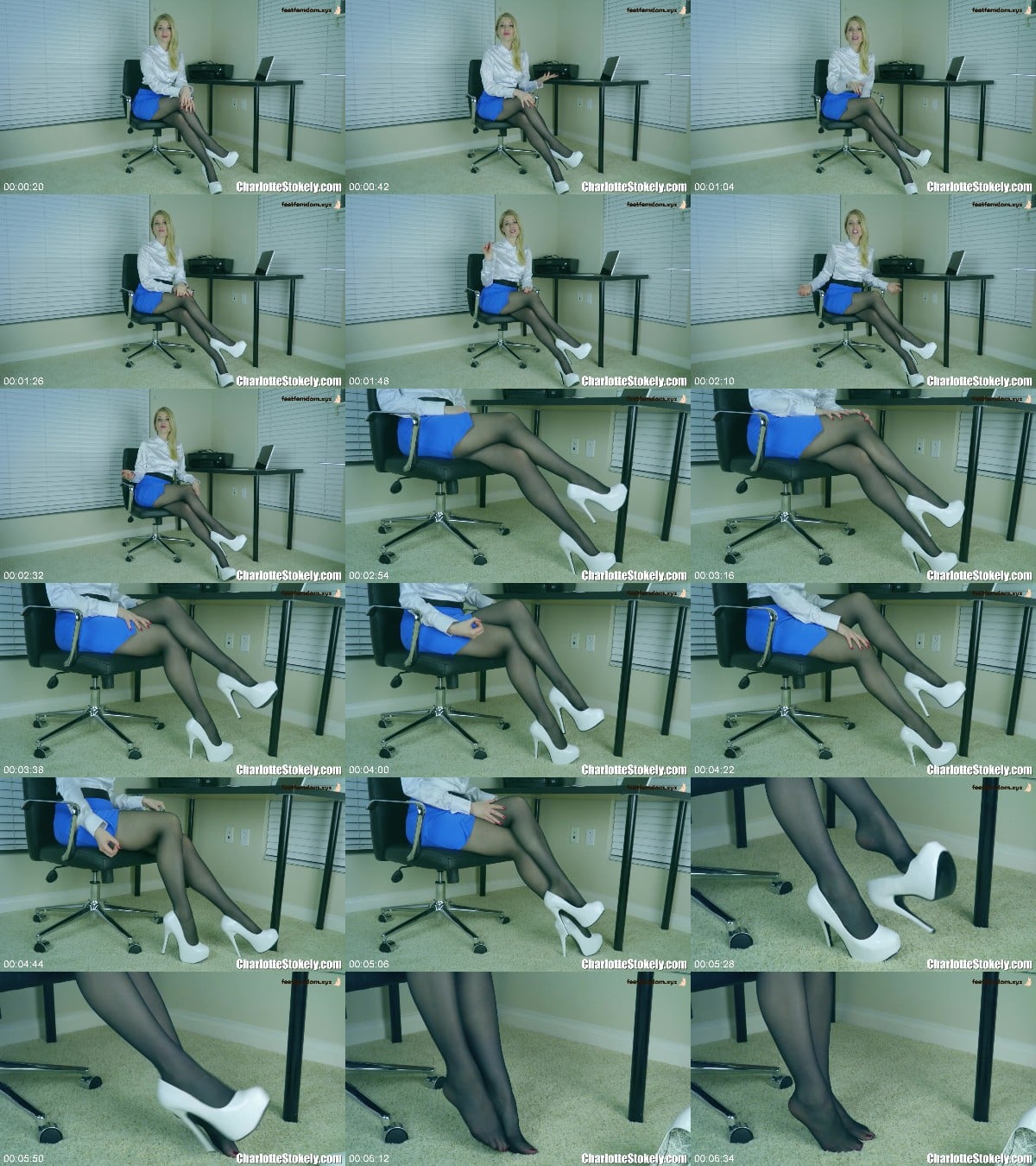 Charlotte Stokely - Office Girls Cock Cruelty 6