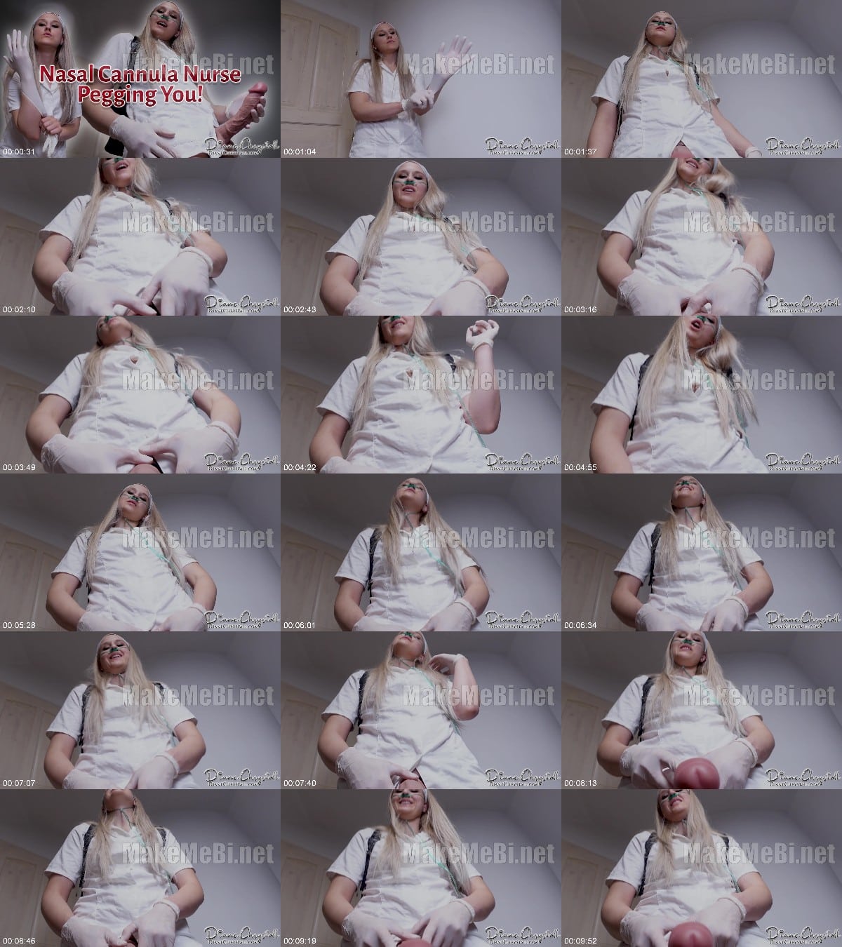 Diane Chrystall - Nasal Cannula Femdom Nurse Pegging You 6
