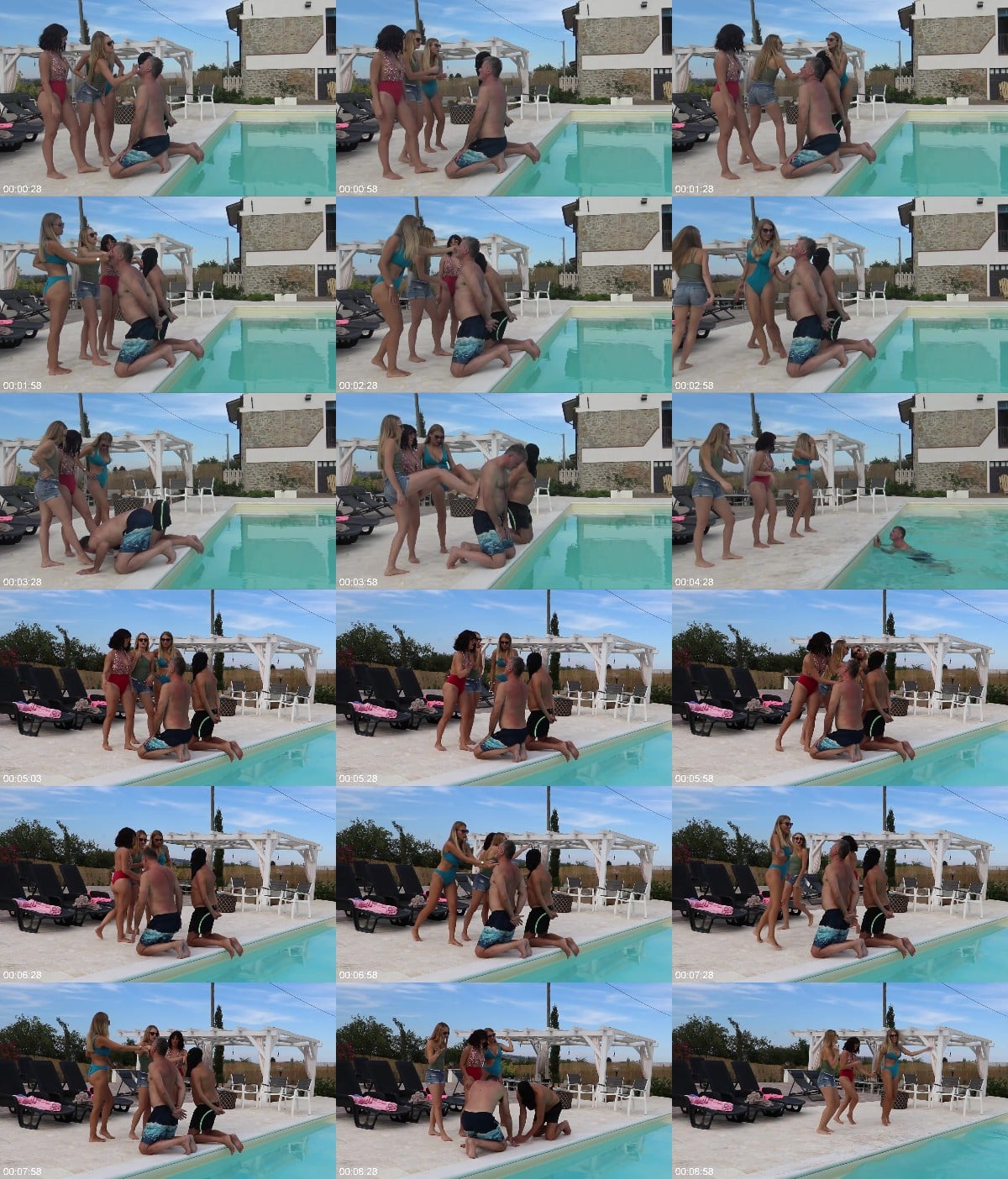 Divine Goddess Gabriella - GABRIELLA and MARIANNA SOPHIE - Holidays in the villa - Face slapping and hand worship and hand over mouth 6