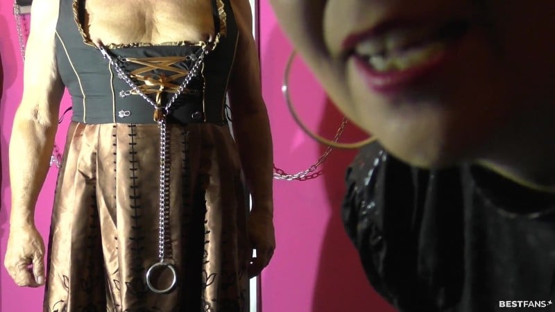 Domina Lady Susan - Dirndl Slut Dances For Us 3