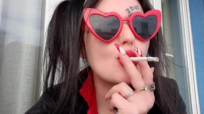Dominatrix Nika - Sexy Smoking Fetish Mistress Smokes 2 Cigarettes 5