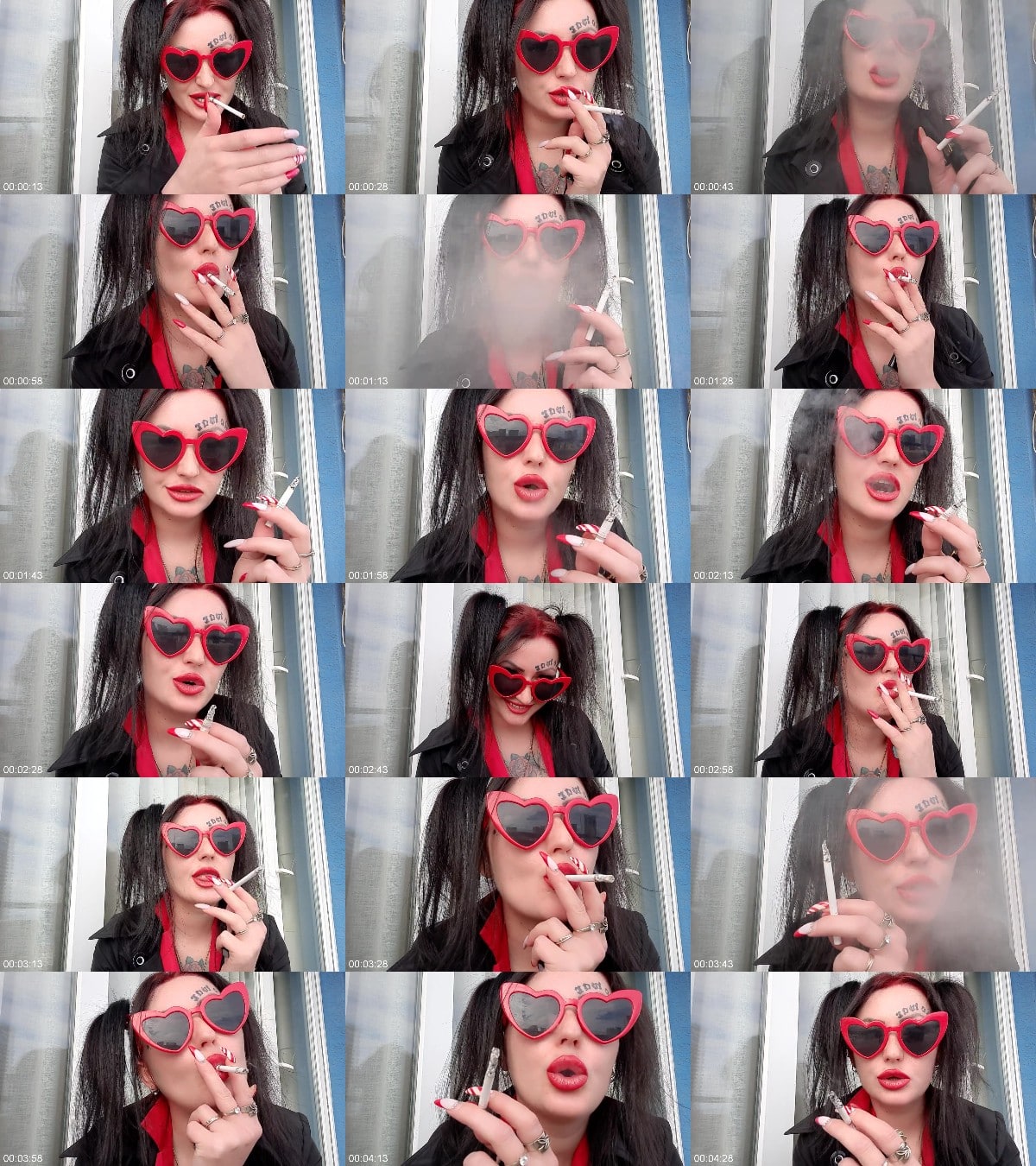 Dominatrix Nika - Sexy Smoking Fetish Mistress Smokes 2 Cigarettes 6