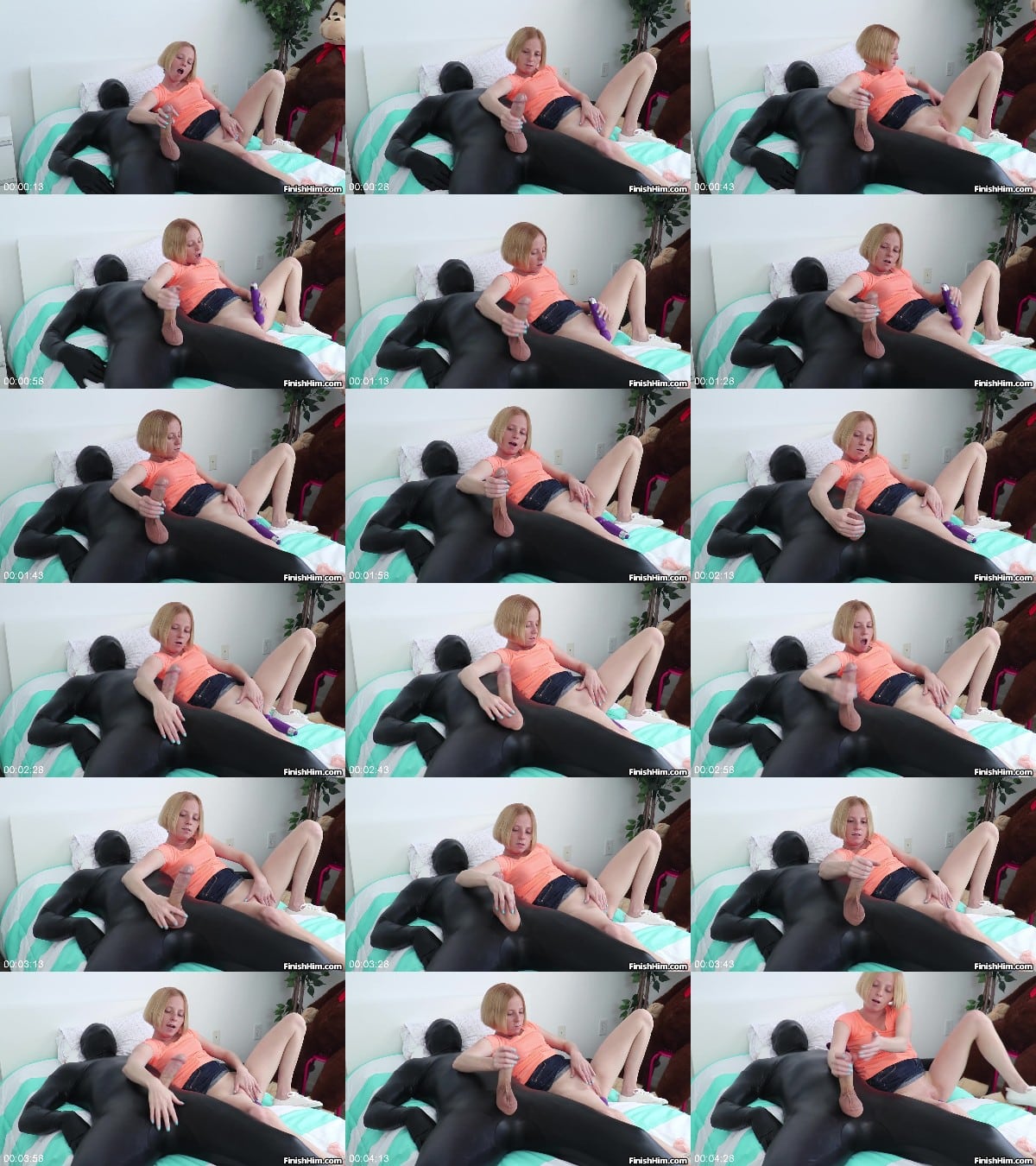 Finish Him - Alyssa Hart Makes Him Cum On His Face 6