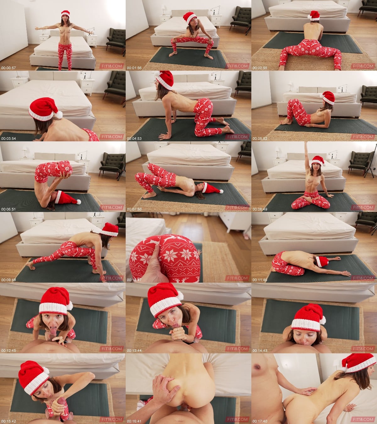 Fit18 E197 Gina Gerson Ginas Christmas Yoga FullHD 6