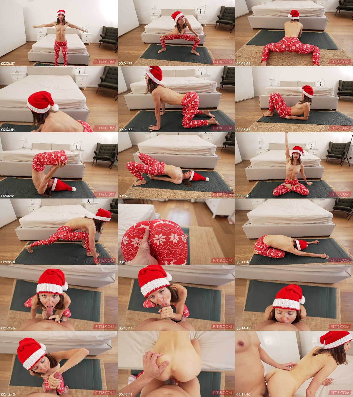 Fit18 E197 Gina Gerson Ginas Christmas Yoga 4k 6