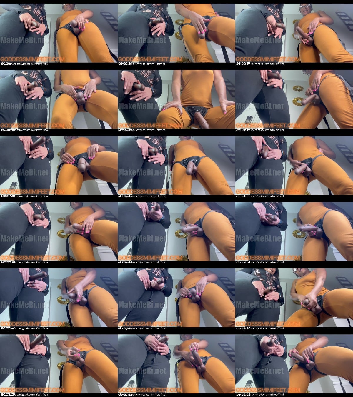 GoddessMiMiFeet - BBC Gang B Strap Humiliation 6