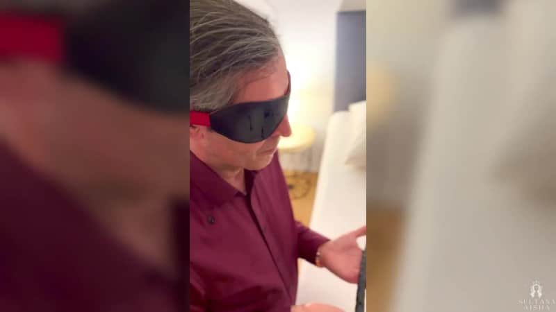 GoddessSultanaAisha - Sultana Aisha's Latex Ritual Servitude Slapping spitting and Bound 27