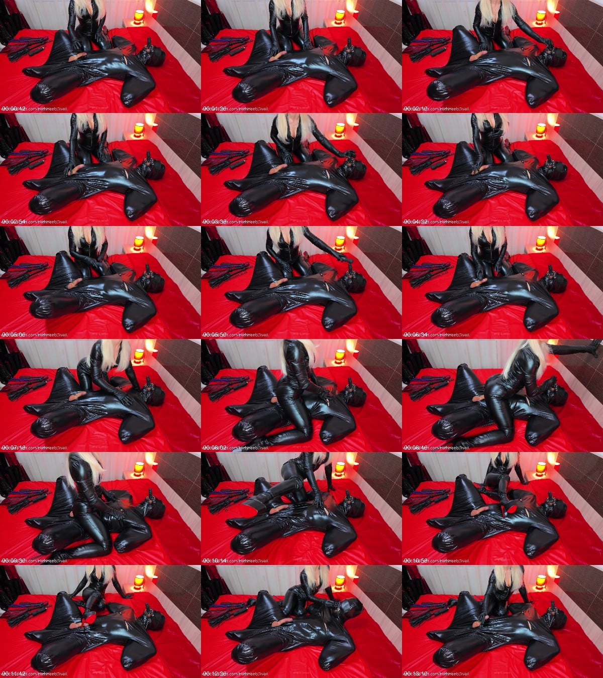 Goddess Maisha - Leather Body Bag Torment - Gagged Edged And Denied 6