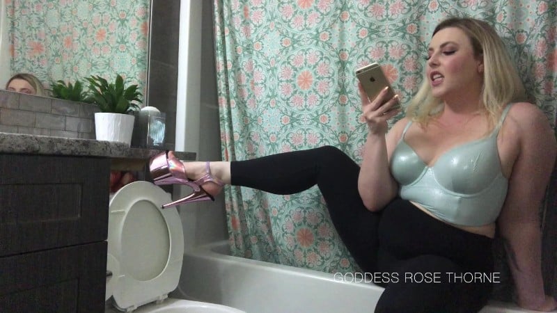 Goddess Rose Thorne - Clean My Toilet Worm 5