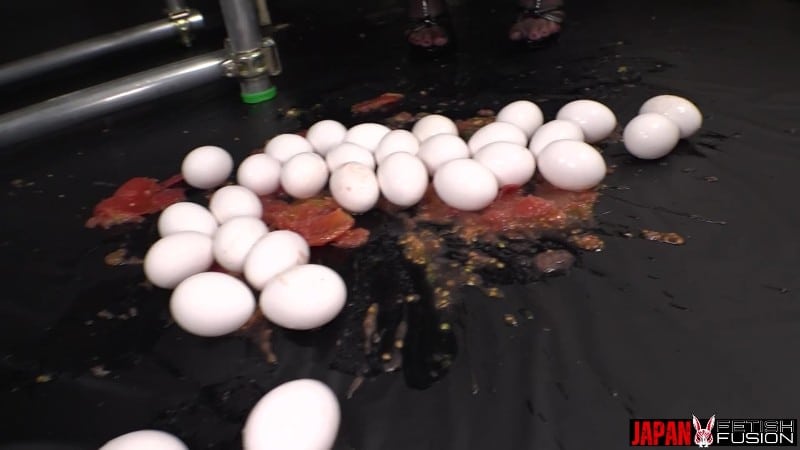 Japan Fetish Fusion - Stomping In Black Stockings - Stilettos Yuika s Food Crush 4