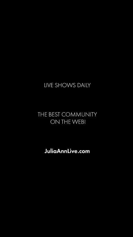 JuliaAnnLive 25/12/19 Verbal Rimming Fetish Instructions XXX VERTICAL 1080p 5