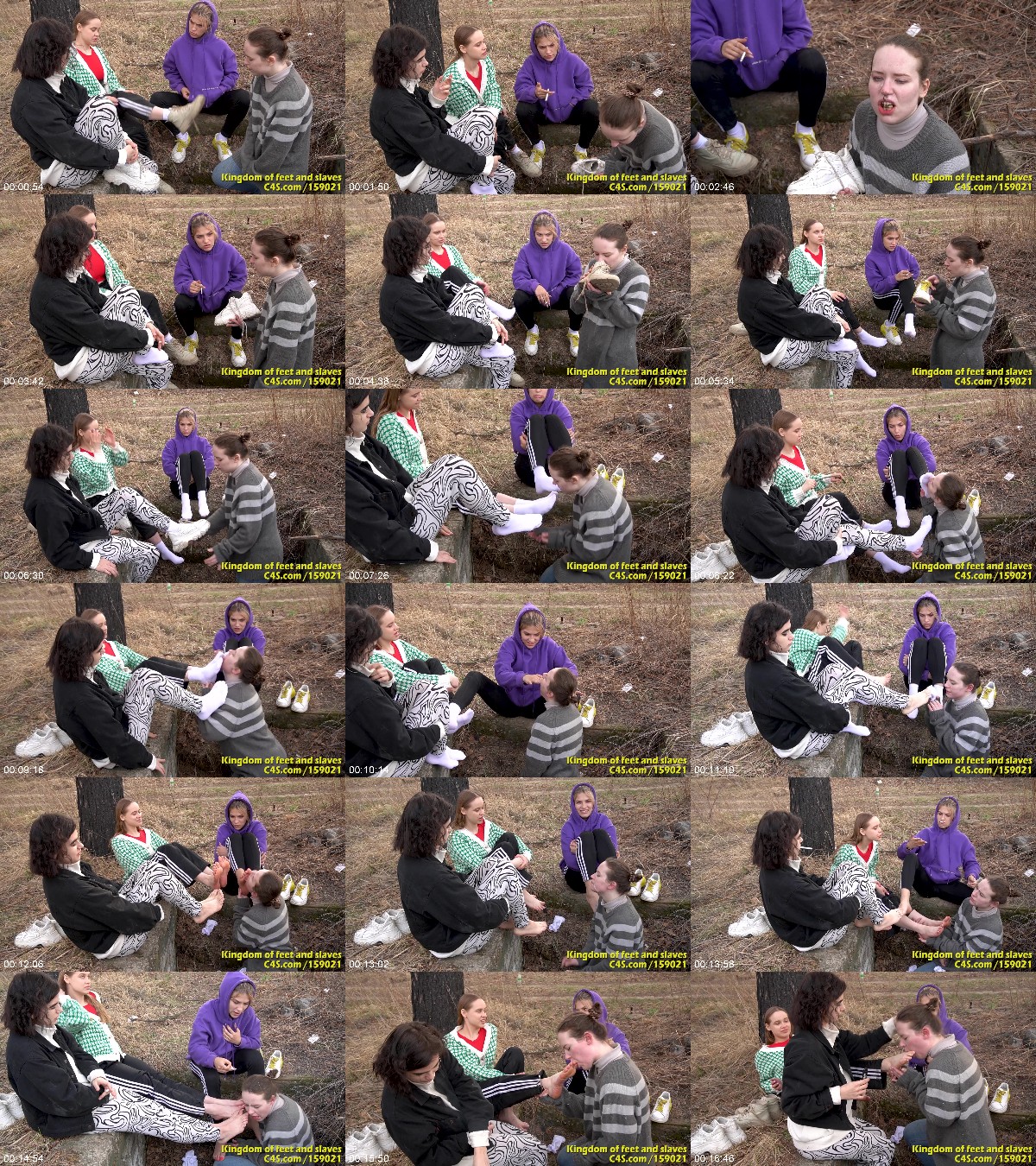 KINGDOM OF FEET AND SLAVES - Lick our sweaty feet after walking 6