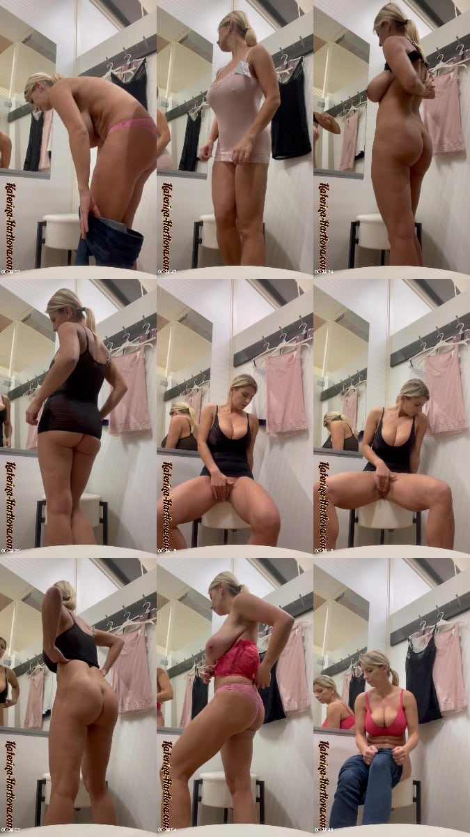 Katerina-Hartlova 25/12/16 Masturbates In Fitting Room In The Biggest Mall In Prague XXX VERTiCAL 1080p 4