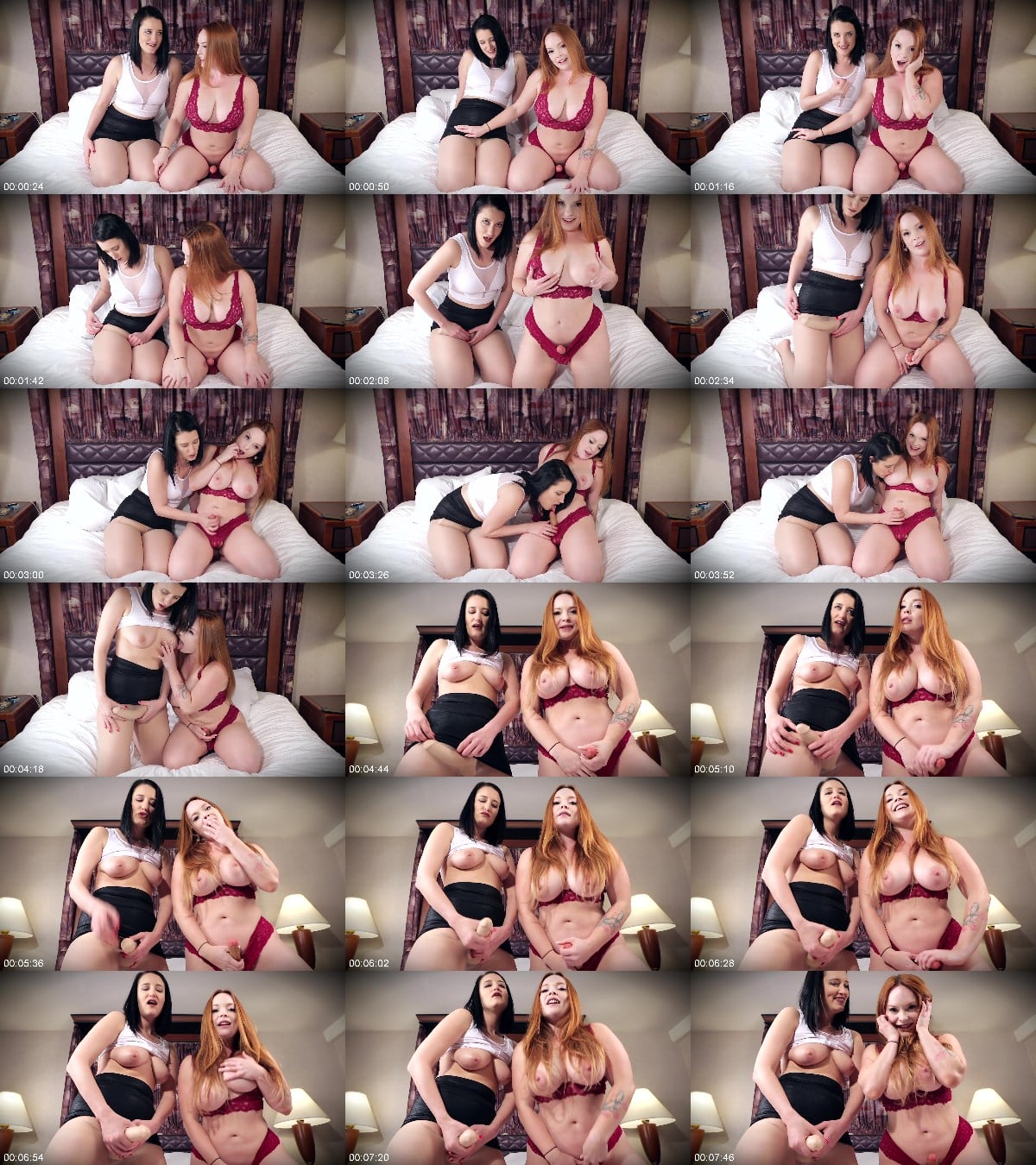 Kimberly Kane and Summer Hart - Jerk it to Our Big Girl Cocks - Strapon 6