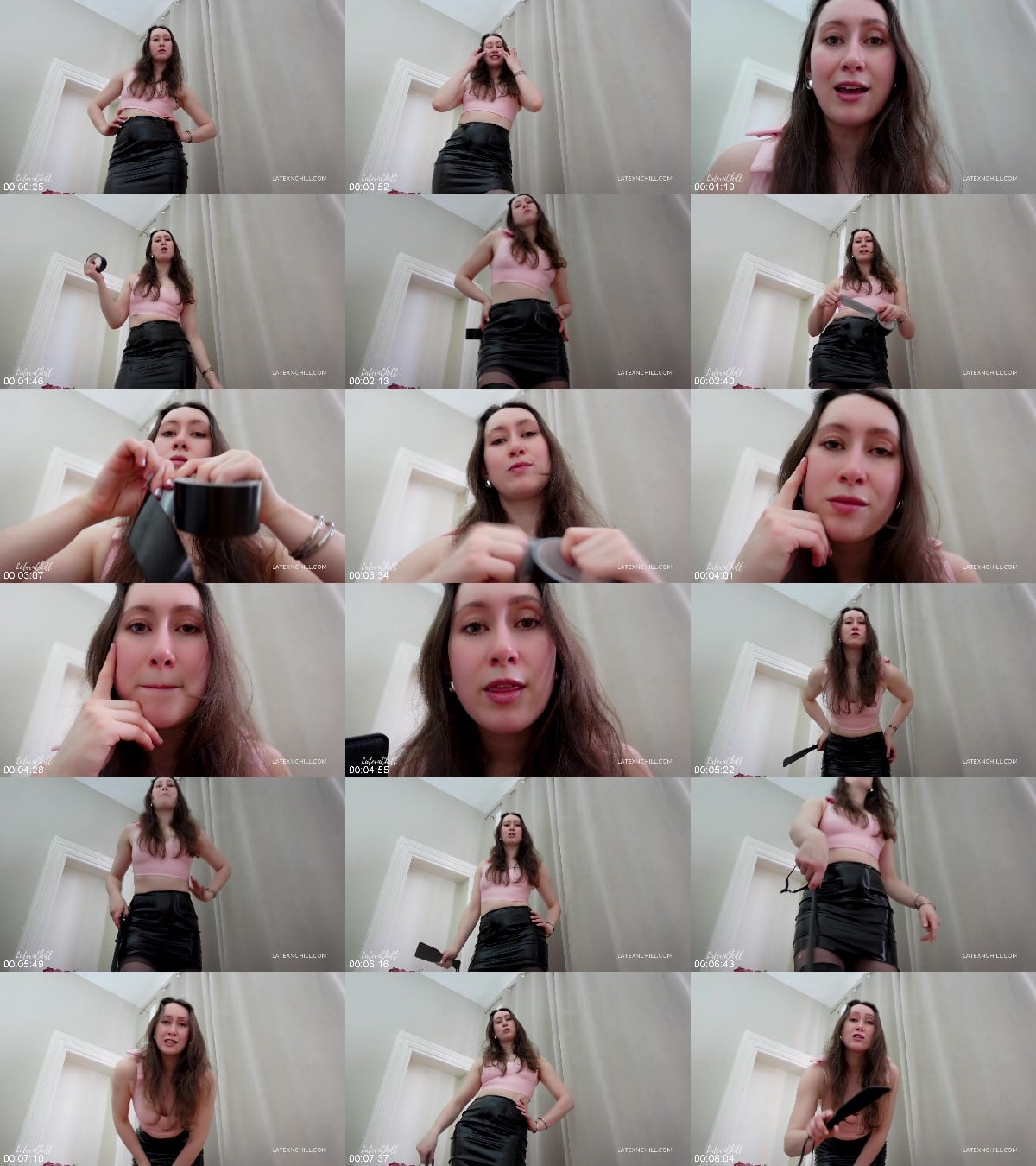 LATEXnCHILL - Duct Tape Punishment Femdom POV Latex 6