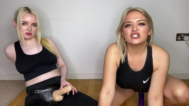 Lana Harding - Pegged by Alpha Gym Bunnies w Lana Wolf 3