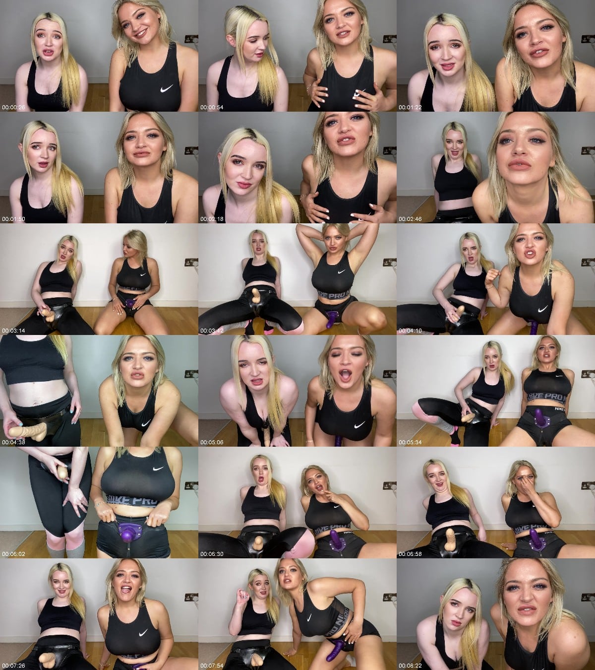 Lana Harding - Pegged by Alpha Gym Bunnies w Lana Wolf 6