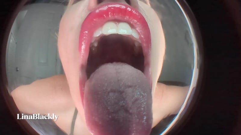 LinaBlackly - AMSR Mouth Sounds - Fisheye POV 4