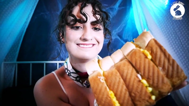 LittleBunnyB - Bondage Mukbang 4