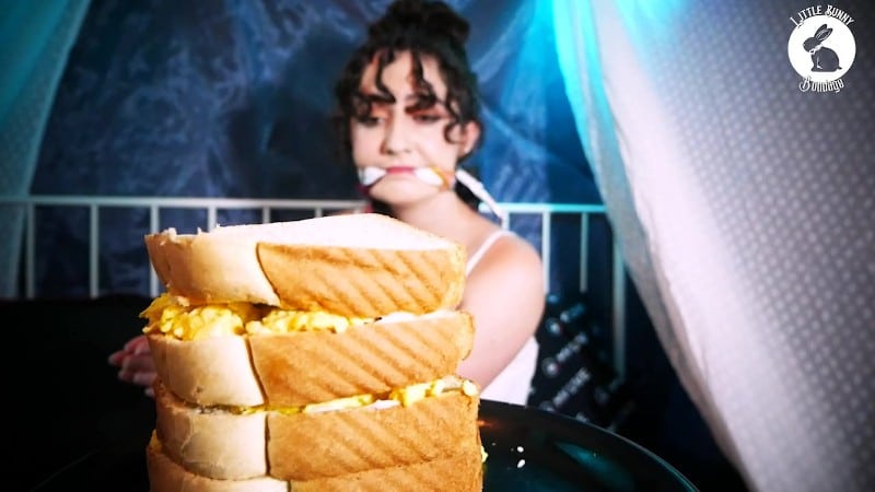 LittleBunnyB - Bondage Mukbang 6
