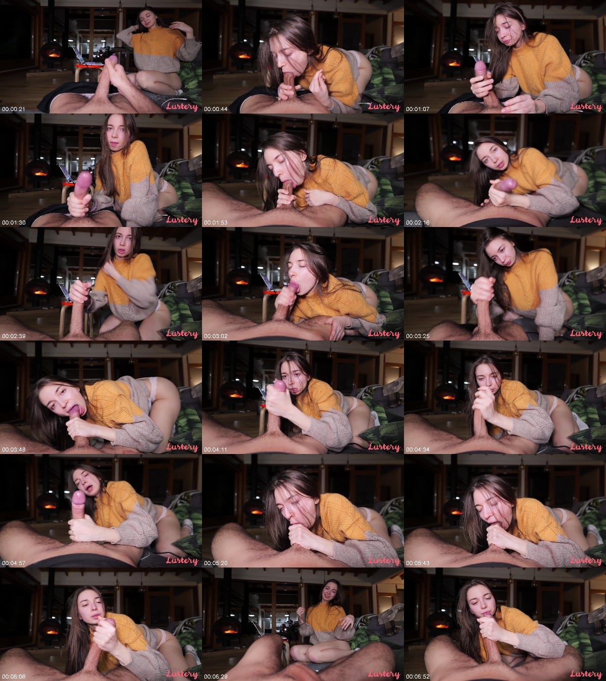 Lustery E1976 Mike And Vika BJ By The Fireplace FullHD 6