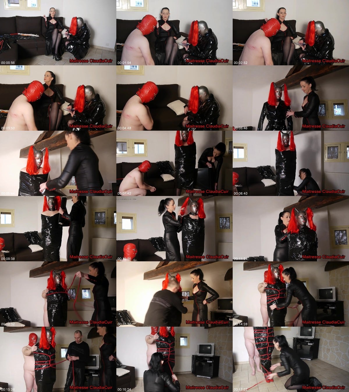 Maitresse Claudia Cuir - Mistress Claudiacuir Seance Bdsm Fetish Bondage 6