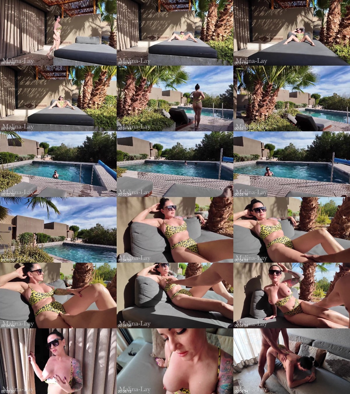 Malina-Lay - Im Urlaub vom Poolboy will ich ohne gummi gefickt werden 6