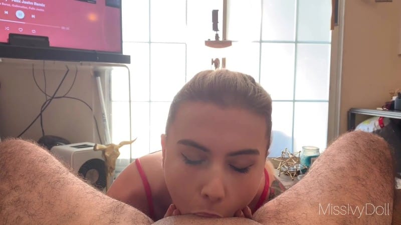 MissIvyDoll - POV Latex Blowjob with Huge Facial 1