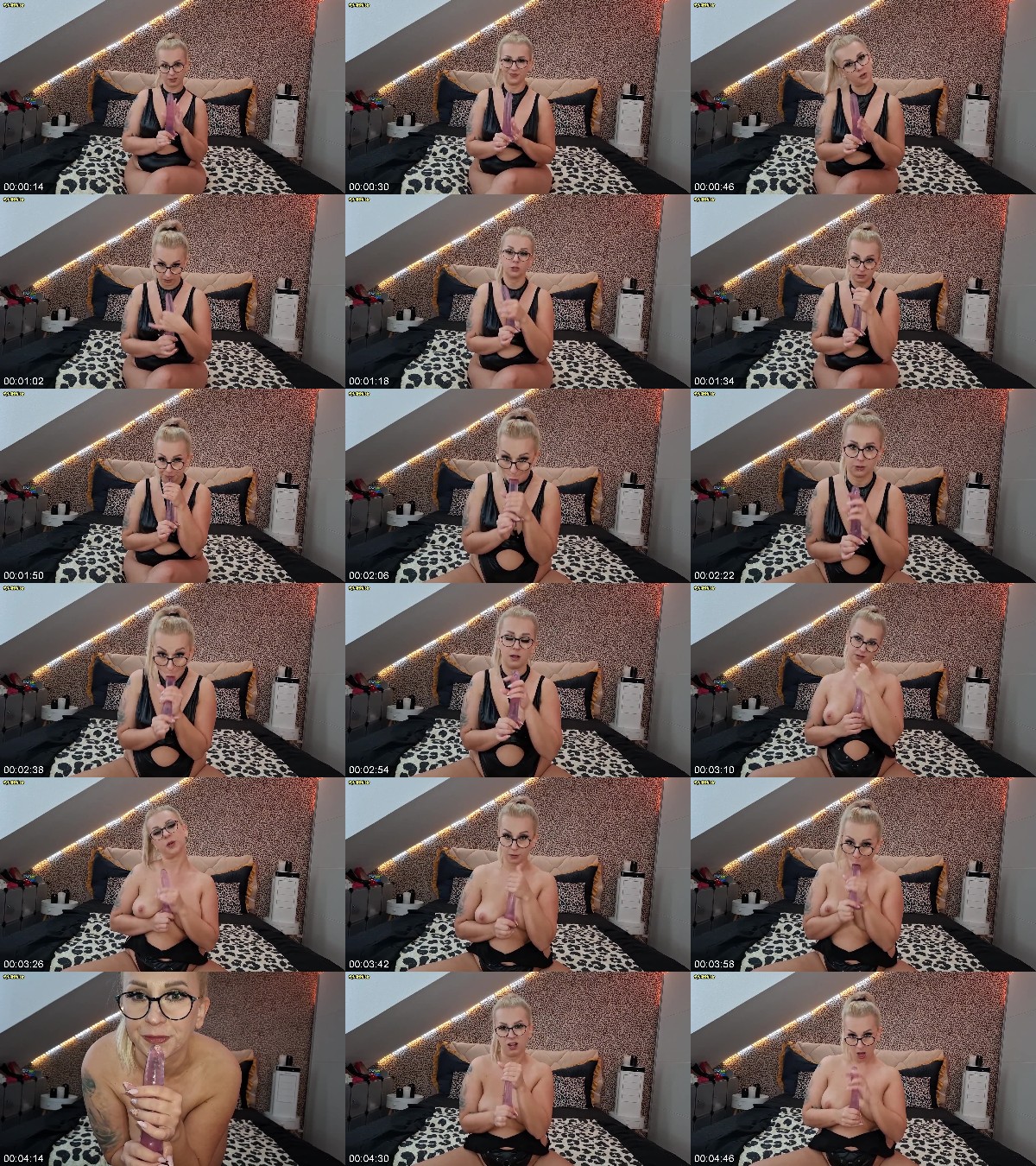 MissKing - Sloppy Blowjob am Dildo mit Dirty Talk und Brille 6