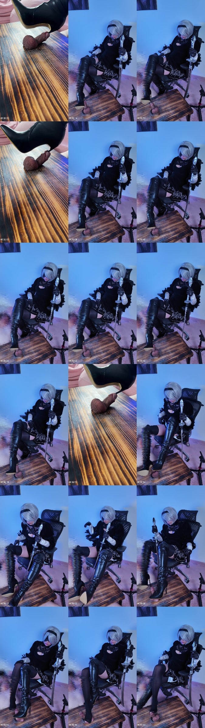 Mistress Ann - 2bs Heel In Your Urethra 6