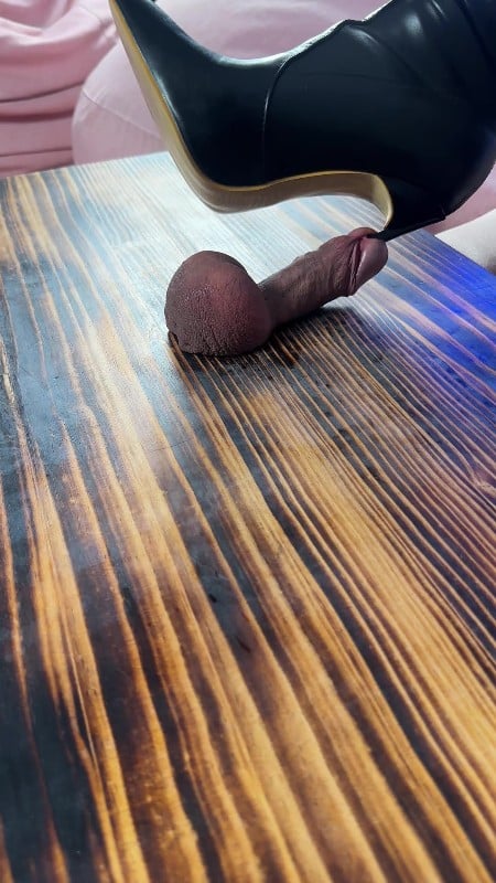 Mistress Ann - 2bs Heel In Your Urethra 8