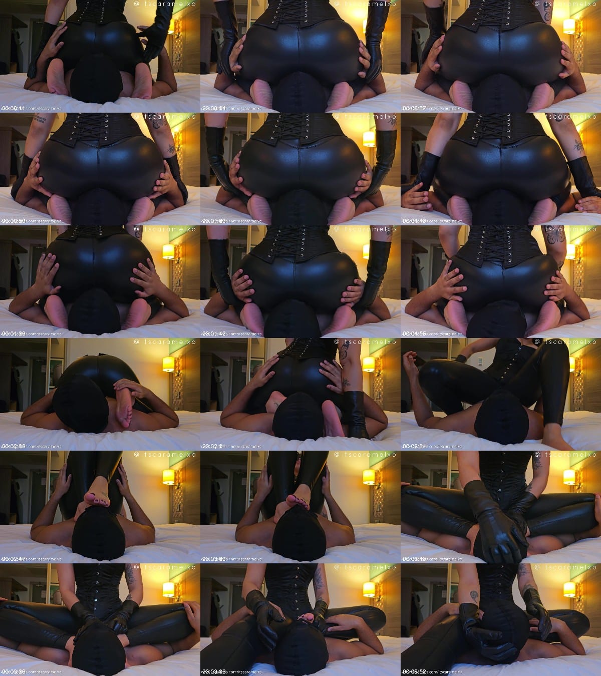 Mistress Caramel - Itscaramelxo - Take My Leather Booty 6