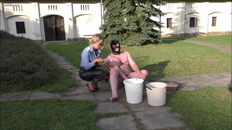 Mistress Courtney - SLAVEPIG FEEDING 6