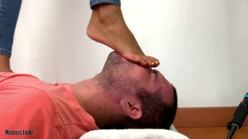 Mistress Enola Fetish - Nose And Face Flattening - Hard Trampling Slave Face 4