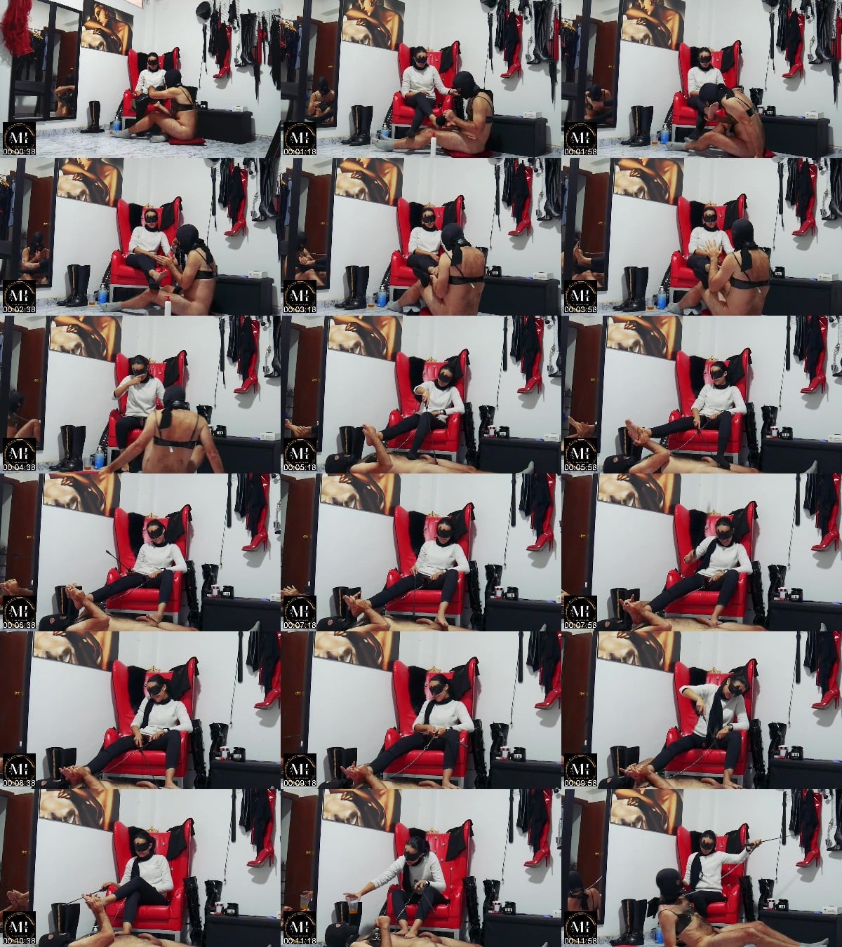 Mistress Isis Spain - S294 Ballbusting and foot massage 6