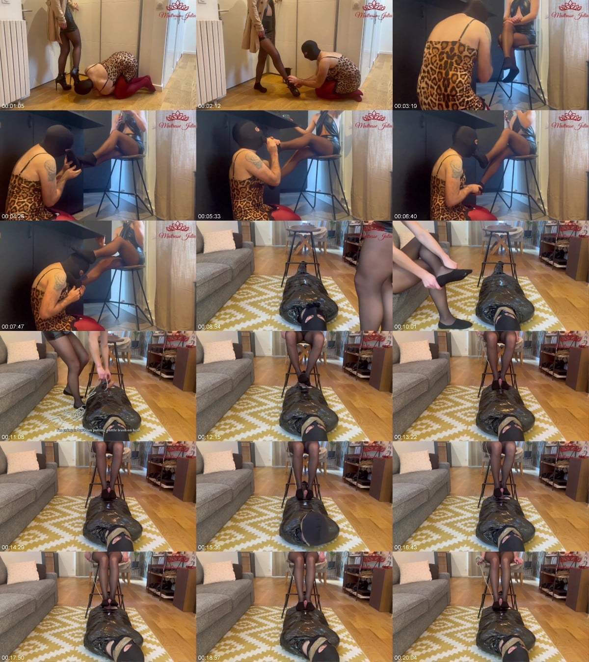 Mistress Julia - When I give a long footjob in pantyhose and socks Reward for my slave 6