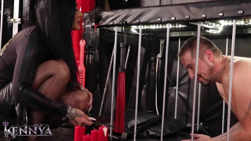 Mistress Kennya - Bitch Is Worshipping My High Heels 5