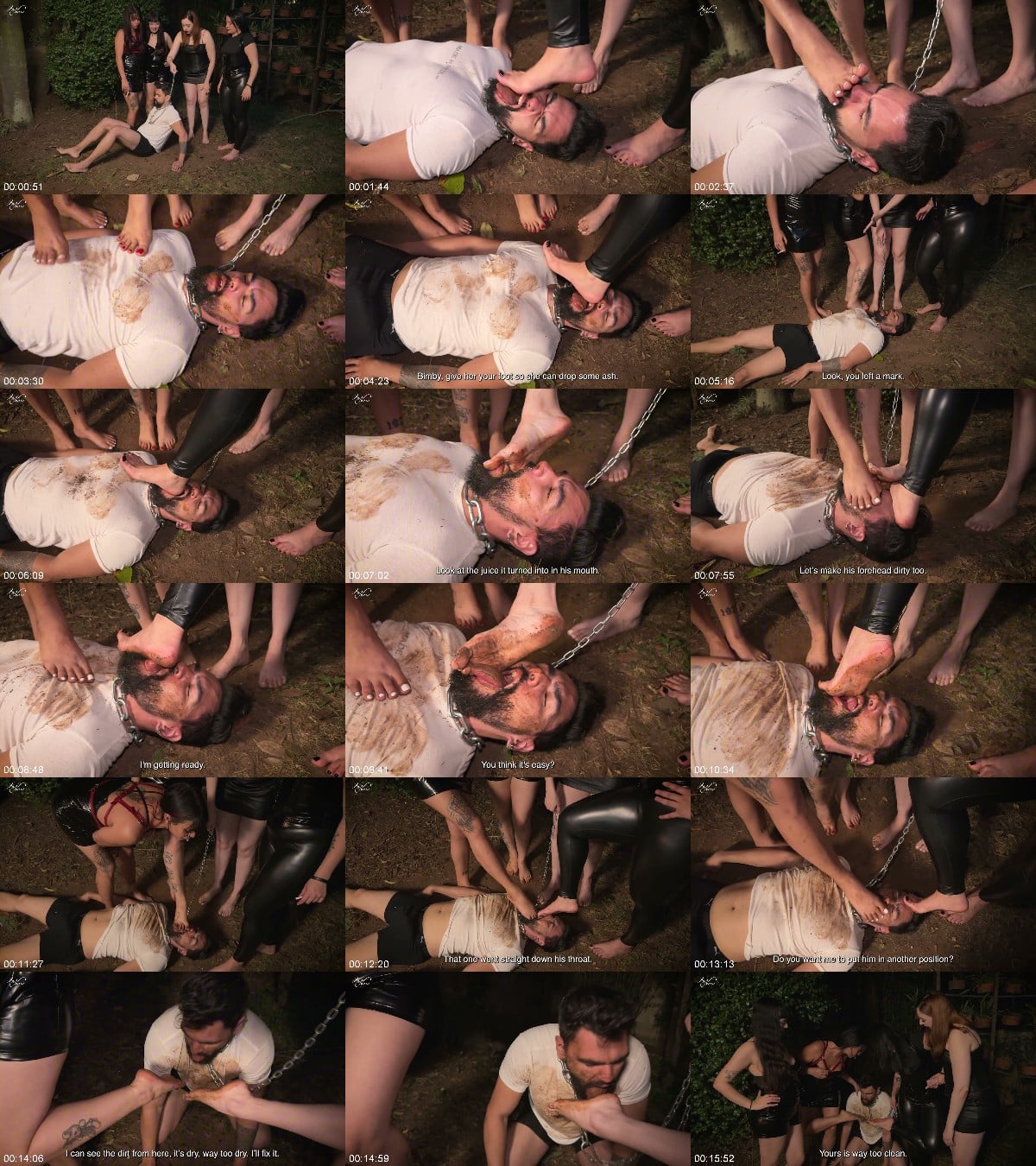 Mistress Nara Neveu - Nara Vibora Bimby and Thay - Filthy Feet Spit and Ashes for a Pig Slave (1080 EN-sub) Dirty Feet - Foot Humiliation - Spitting - Human Ashtray - Slave Degradation 6