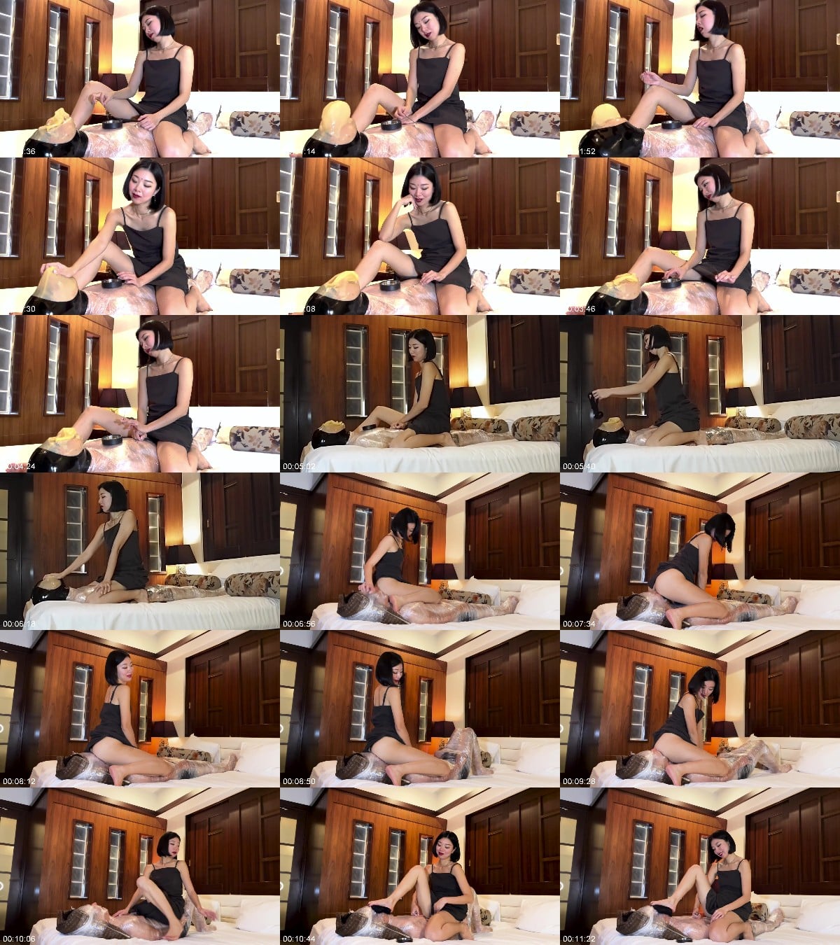 Mistress Ruiko - Mummified Breath Control Part 2 Rebreather Mask And Face Sitting 6