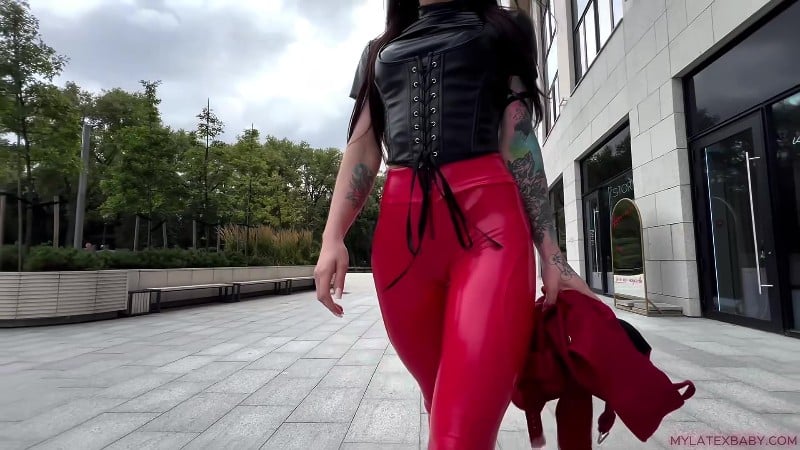 My Latex Baby - Eugenia - Perfect Brunette In Red 2